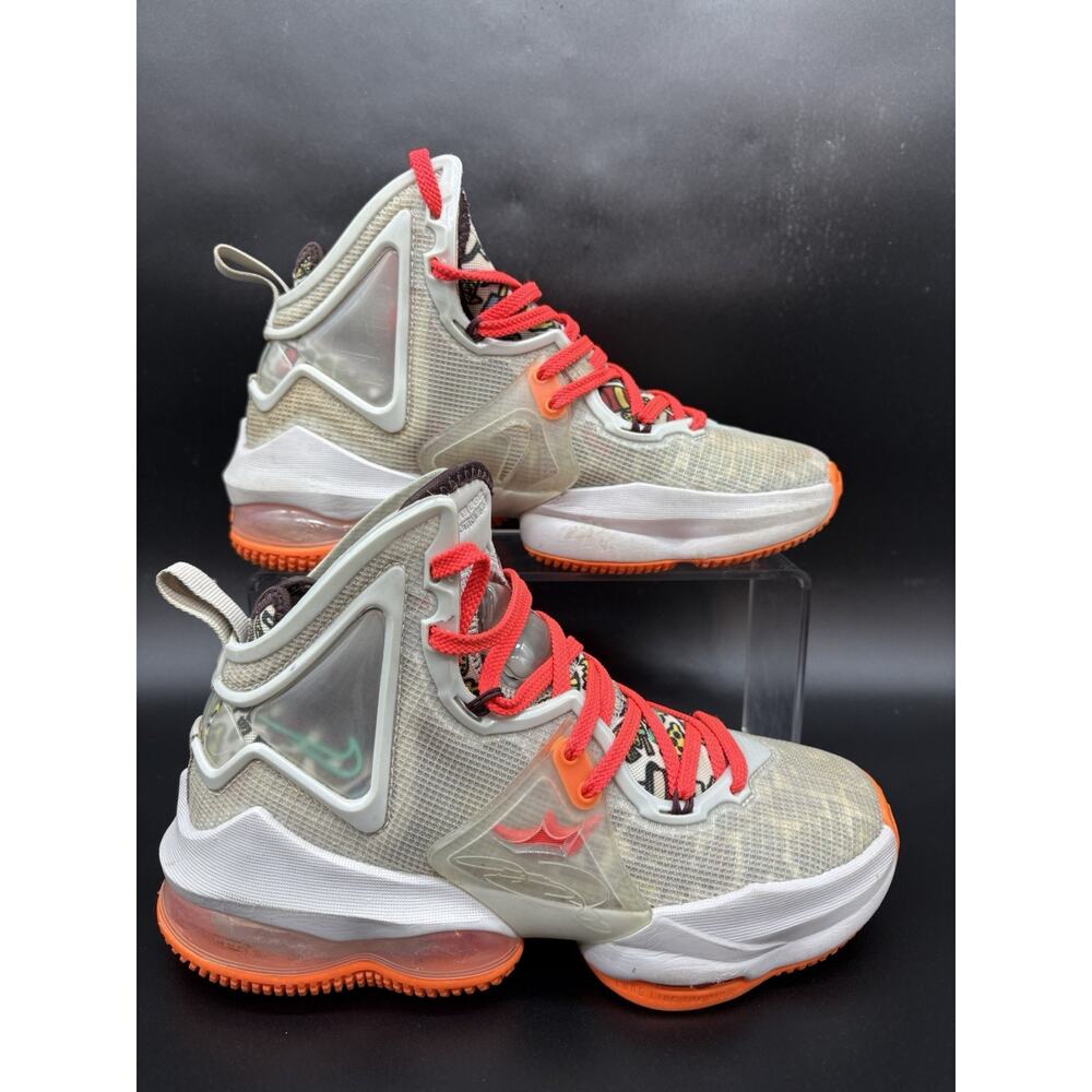 Nike LeBron 19 ‘Fast Food’ Basketball Shoes DD0418-001 Youth Size 4Y